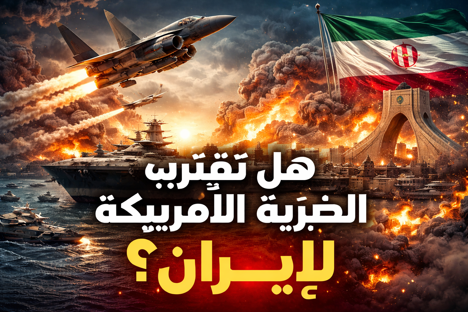 تقرير عبري يفجر مفاجأة: هل تقترب الضربة الأميركية لإيران؟ الشرق الأوسط على صفيح
