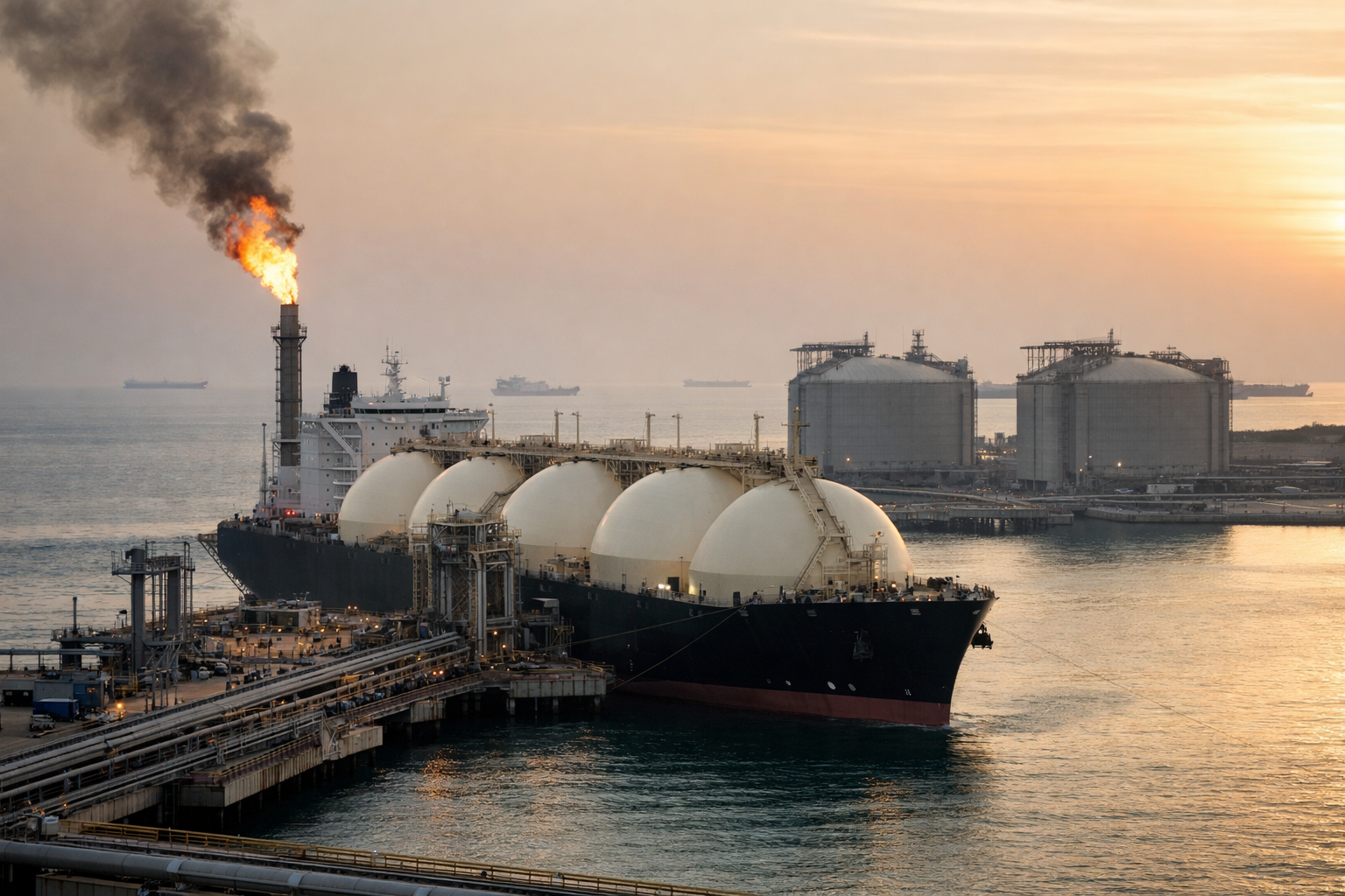 توقف مفاجئ لشحنات الغاز في الجبيل: ماذا وراء قرار أرامكو وما تأثيره على أسعار